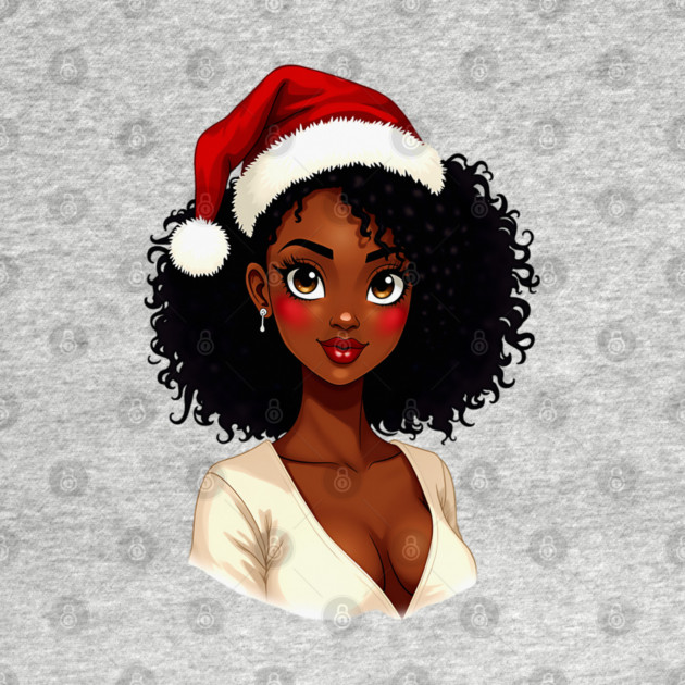 Black Girl Claus, Black Girl Christmas, Merry Christmas by UrbanLifeApparel