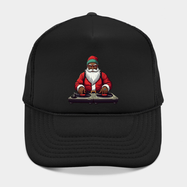 DJ Santa, African American Santa, Black Santa by UrbanLifeApparel