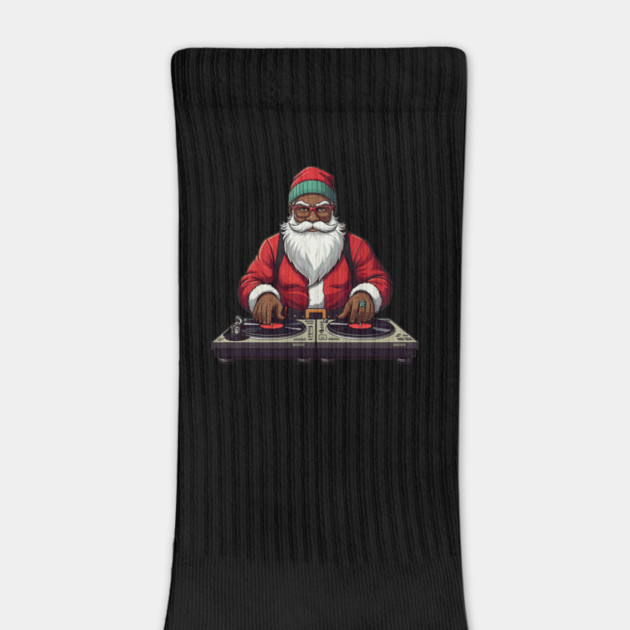 DJ Santa, African American Santa, Black Santa by UrbanLifeApparel