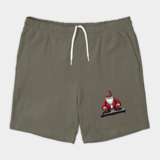 DJ Santa, African American Santa, Black Santa Shorts