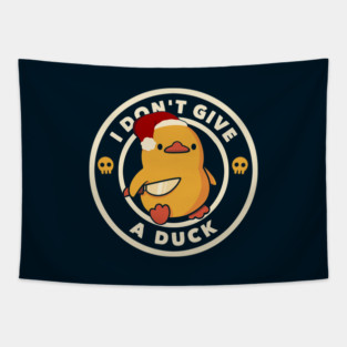 I Don't Give a Duck Xmas by Tobe Fonseca Tapestry