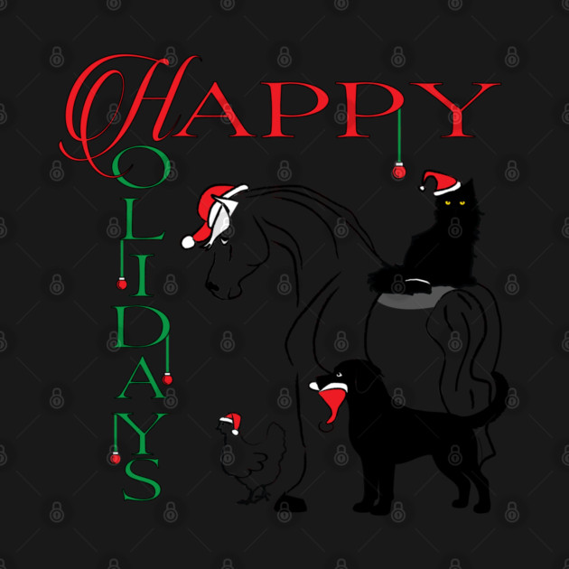 Happy Holidays! Multiple Animals! by DickinsonDesign