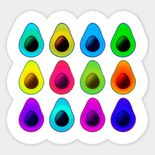 avocado Sticker