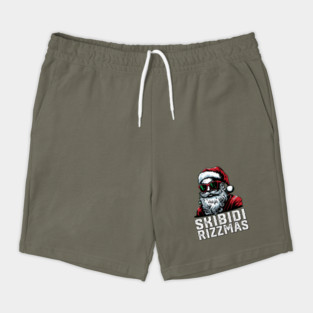 Skibidi Rizzmas Christmas Rizz Santa Claus Charisma Kid Cool Shorts