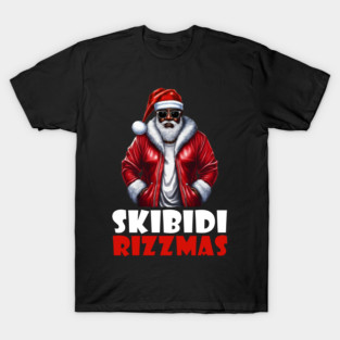 Skibidi Rizzmas Christmas Rizz Santa Claus Charisma Kid Xmas T-Shirt