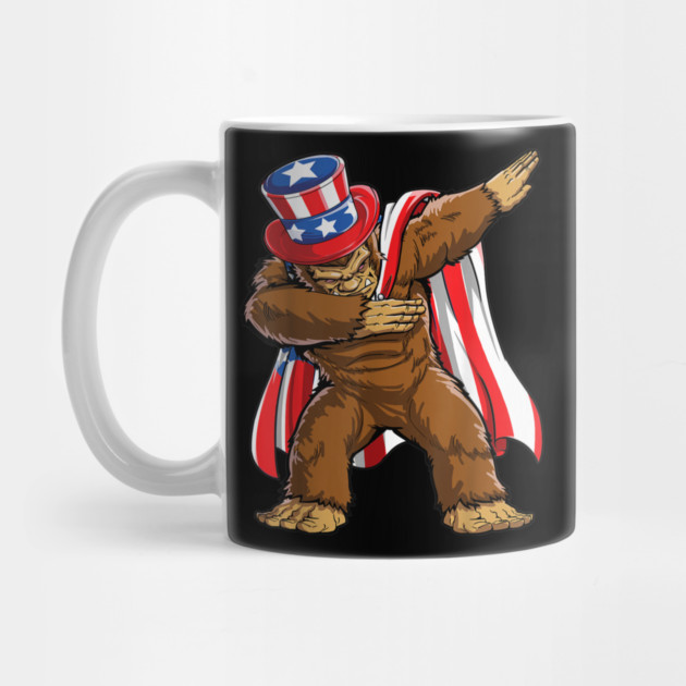 Bigfoot 4th of July American Flag by Urbanprint