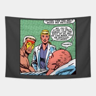 Sting Is Only Human Tapestry