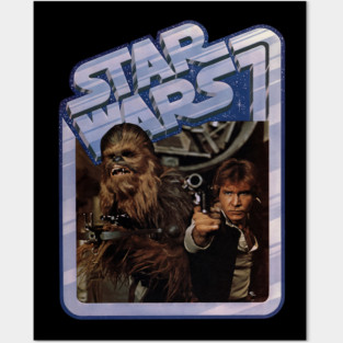 Chewy Han Solo Star Wars Posters and Art