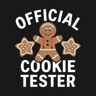 Gingerbread Man Official Cookie Tester Christmas Vibes T-Shirt