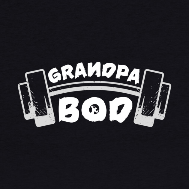 Grandpa Bod Weightlifter Grandfather by The WYLD Tribe