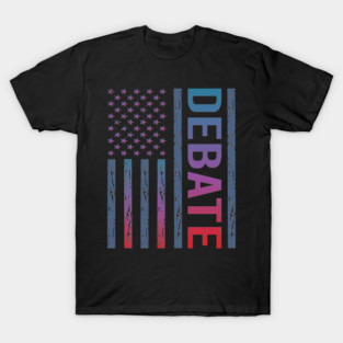 Gradient Flag Debate T-Shirt