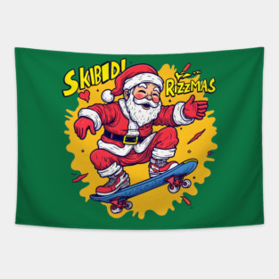 Skibidi-Rizzmas Tapestry