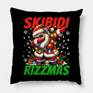 Skibidi Rizzmas Pillow
