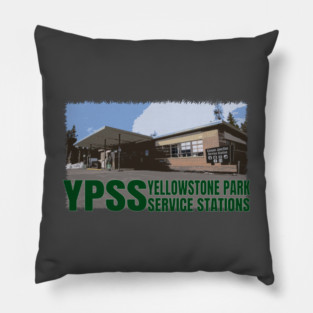 YPSS - Canyon - Yellowstone Park Service Stations Pillow
