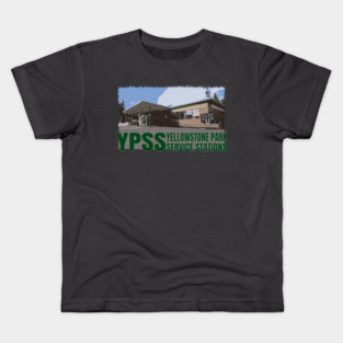 YPSS - Canyon - Yellowstone Park Service Stations Kids T-Shirt