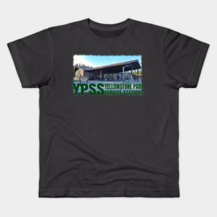 YPSS - Grant - Yellowstone Park Service Stations Kids T-Shirt