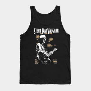 Guitar Player Stevie Ray Vaughan Tank Top