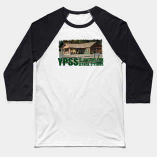 YPSS - Lake - Yellowstone Park Service Stations Baseball T-Shirt