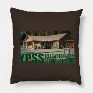 YPSS - Lake - Yellowstone Park Service Stations Pillow