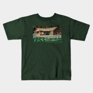 YPSS - Lake - Yellowstone Park Service Stations Kids T-Shirt