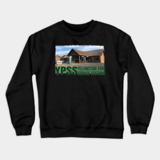 YPSS - Old Faithful Lower Station - Yellowstone Park Service Stations Crewneck Sweatshirt