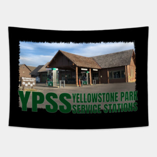 YPSS - Old Faithful Lower Station - Yellowstone Park Service Stations Tapestry