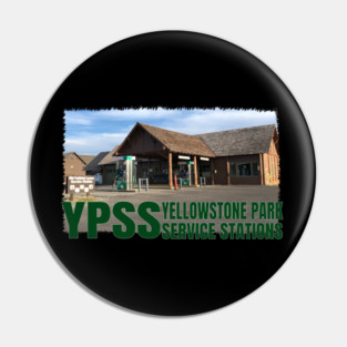 YPSS - Old Faithful Lower Station - Yellowstone Park Service Stations Pin
