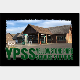 YPSS - Old Faithful Lower Station - Yellowstone Park Service Stations Posters and Art