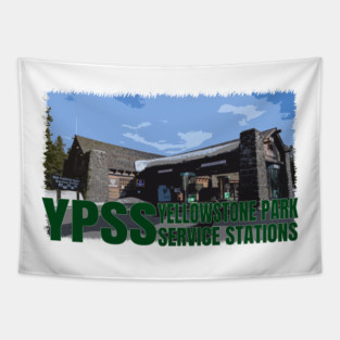 YPSS - Old Faithful Upper Station - Yellowstone Park Service Stations Tapestry