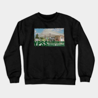 YPSS - Tower - Yellowstone Park Service Stations Crewneck Sweatshirt