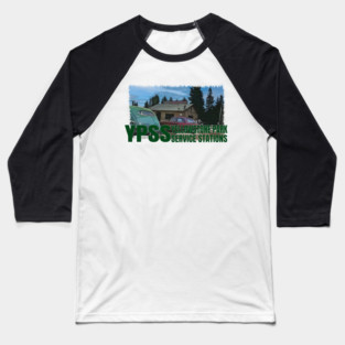 YPSS - West Thumb - Yellowstone Park Service Stations Baseball T-Shirt