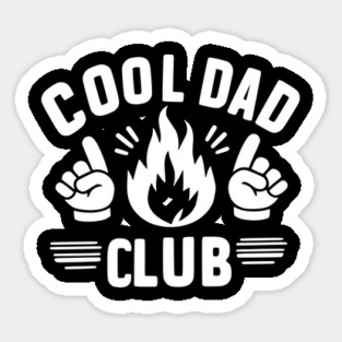 Cool Dad Club Sticker