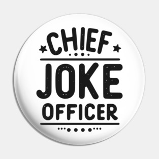 Chief Joke Officer Pin