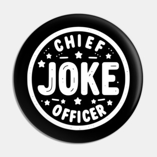 Chief Joke Officer Pin