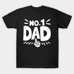 No 1 Dad T-Shirt