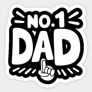 No 1 Dad Magnet
