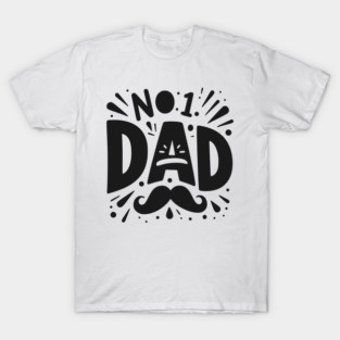No 1 Dad T-Shirt