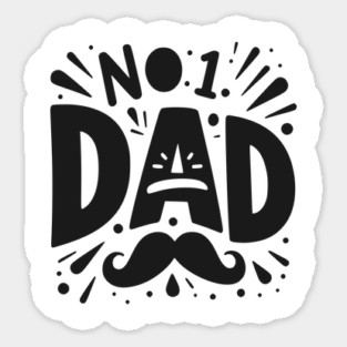 No 1 Dad Magnet