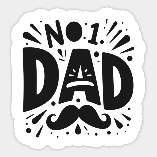 No 1 Dad Magnet by Frank Ring