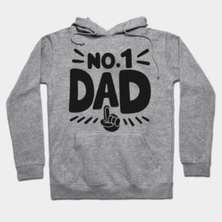 No 1 Dad Hoodie