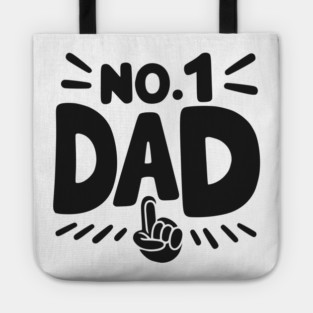 No 1 Dad Tote