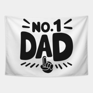 No 1 Dad Tapestry