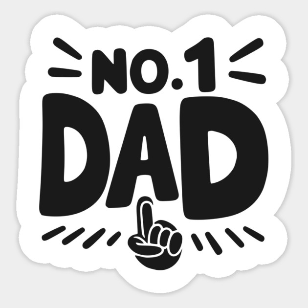 No 1 Dad Magnet by Frank Ring