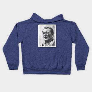 RETRO JOHN WAYNE Kids Hoodie