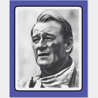 RETRO JOHN WAYNE Posters and Art