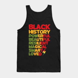 Black History is Powerful Tank Top