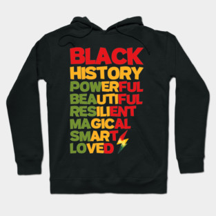 Black History is Powerful Hoodie