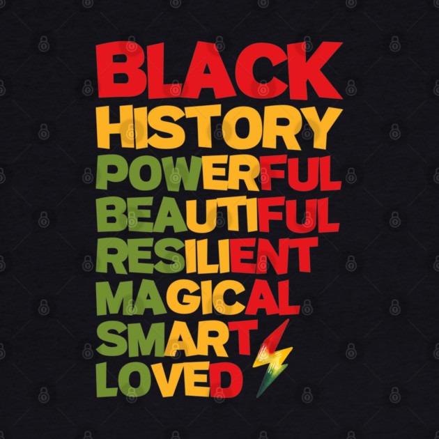 Black History is Powerful by UrbanLifeApparel