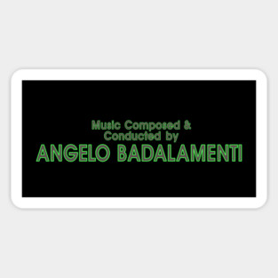 Music by Angelo Badalamenti Sticker