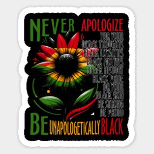 Be Unapologetically Black Magnet